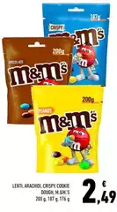 M&M's - Lenvit, Arachidi, Crispy Cookie M&M's - Lenvit, Arachidi, Crispy Cookie