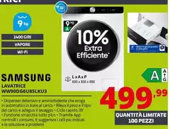 Samsung - Lavatrice WW90DG6U85LKU3 Samsung - Lavatrice WW90DG6U85LKU3