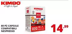 Kimbo - 80 Pz Capsule Compatibili Nespresso