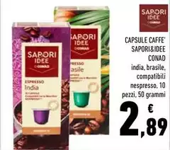 Capsule - Caffe' Sapori&Idee Capsule - Caffe' Sapori&Idee