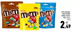 M&M's - M&m's Lenti, Arachidi, Crispy Cookie M&M's - M&m's Lenti, Arachidi, Crispy Cookie