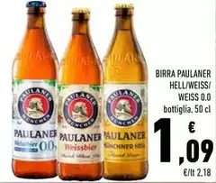 Paulaner - Birra Hell/weiss/ Weiss 0.0