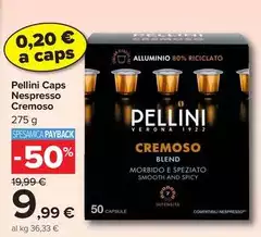 Pellini - Nespresso Cremoso Pellini - Nespresso Cremoso