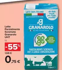 Granarolo - Latte Parzialmente Scremato UHT Granarolo - Latte Parzialmente Scremato UHT