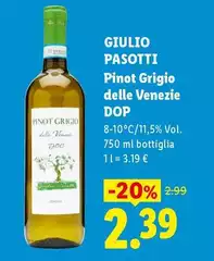 Giulio Pasotti - Pinot Grigio Delle Venezie DOP Giulio Pasotti - Pinot Grigio Delle Venezie DOP