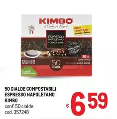 Kimbo - Cialde Compostabili Espresso Napoletano Kimbo - Cialde Compostabili Espresso Napoletano