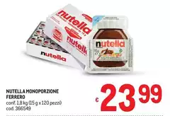 Ferrero - Nutella Monoporzione Ferrero - Nutella Monoporzione
