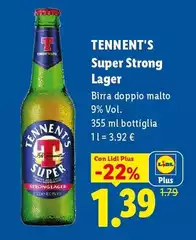 Tennent's - Super Strong Lager Tennent's - Super Strong Lager