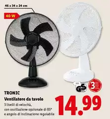 Tronic - Ventilatore Da Tavolo Tronic - Ventilatore Da Tavolo