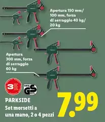 Parkside - Set Morsetti A Una Mano