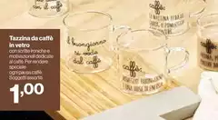Tazzina Da Caffè In Vetro Tazzina Da Caffè In Vetro