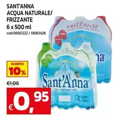 Sant'anna - Acqua Naturale/ Frizzante Sant'anna - Acqua Naturale/ Frizzante