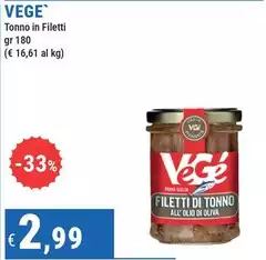 Vege - Tonno In Filetti