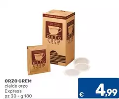 Orzo crem - Cialde Orzo Express Orzo crem - Cialde Orzo Express