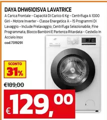 Daya - Dhw610isva Lavatrice Daya - Dhw610isva Lavatrice