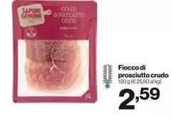Sapori - Fiocco Di Prosciutto Crudo Sapori - Fiocco Di Prosciutto Crudo