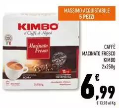 Kimbo - Caffè Macinato Fresco Kimbo - Caffè Macinato Fresco