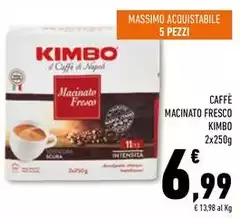 Kimbo - Caffè Macinato Fresco Kimbo - Caffè Macinato Fresco