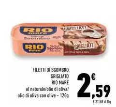 Rio Mare - Filetti Di Sgombro Grigliato