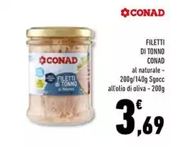 Conad - Filetti Di Tonno Conad - Filetti Di Tonno