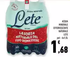 Lete - Acqua Minerale Effervescente Naturale