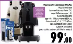 Porta del sole - Macchina Caffè Espresso Manuale Frog Revolution