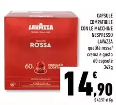 Lavazza - Capsule Compatibile Con Le Macchine Nespresso Lavazza - Capsule Compatibile Con Le Macchine Nespresso