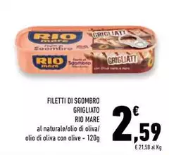 Rio Mare - Filetti Di Sgombro Grigliato