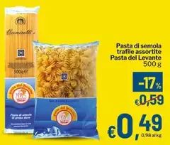 Pasta del levante - Pasta Di Semola Trafile Assortite Pasta del levante - Pasta Di Semola Trafile Assortite