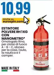 Nautica - Estintore Polvere RH 1KG