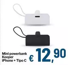 Kooper - Mini Powerbank Iphone + Tipo C