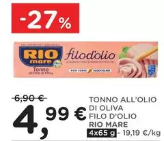 Rio Mare - Tonno All'Olio Di Oliva Filo D'Olio