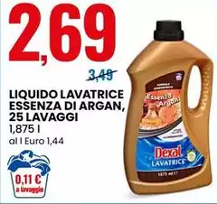 Dexal - Detersivo Lavatrice Liquido Essenza Di Argan, 25 Lavaggi Dexal - Detersivo Lavatrice Liquido Essenza Di Argan, 25 Lavaggi