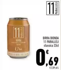 11 Paralleli - Birra Bionda
