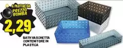 Bath Vaschetta Contenitore In Plastica Bath Vaschetta Contenitore In Plastica