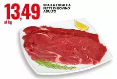 Spalla E Reale A Fette Di Bovino Adulto Spalla E Reale A Fette Di Bovino Adulto