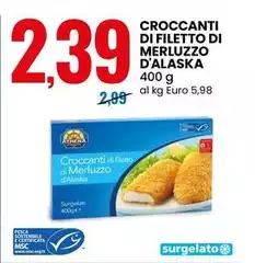 Athena - Croccanti Di Filetto Di Merluzzo D'Alaska