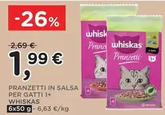 Whiskas - Pranzetti In Salsa Per Gatti 1+ Whiskas - Pranzetti In Salsa Per Gatti 1+