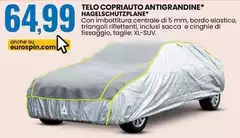 Telo Copriauto Antigrandine HagelescutZPlane