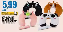 Su - Set Cuscino Da Viaggio E Copricintura Su - Set Cuscino Da Viaggio E Copricintura