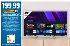Saba - Televisore 43" Led Uhd Saba - Televisore 43" Led Uhd
