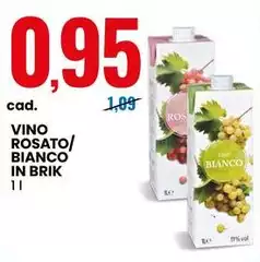 Vino Rosato/Bianco In Brik
