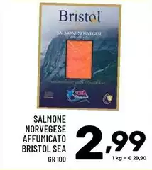 Bristol - Salmone Norvegese Affumicato Bristol - Salmone Norvegese Affumicato