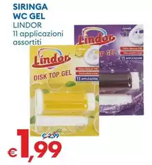 Lindor - Siringa Wc Gel Lindor - Siringa Wc Gel