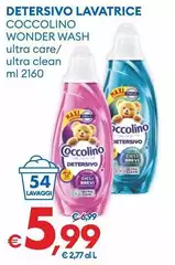 Coccolino - Detersivo Lavatrice Wonder Wash Coccolino - Detersivo Lavatrice Wonder Wash