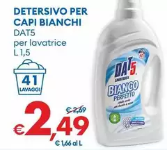 Dat5 - Detersivo Per Capi Bianchi Dat5 - Detersivo Per Capi Bianchi