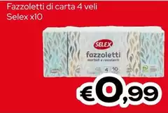 Selex - Fazzoletti Di Carta Selex - Fazzoletti Di Carta