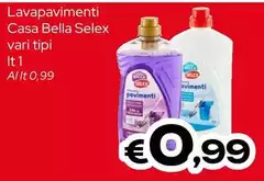 Selex - Lavapavimenti Casa Bella