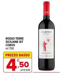Corvo - Rosso Terre Siciliane IGT Corvo - Rosso Terre Siciliane IGT