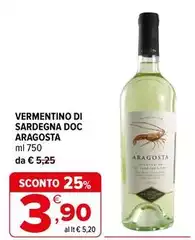Vermentino Di Sardegna DOC Aragosta Vermentino Di Sardegna DOC Aragosta